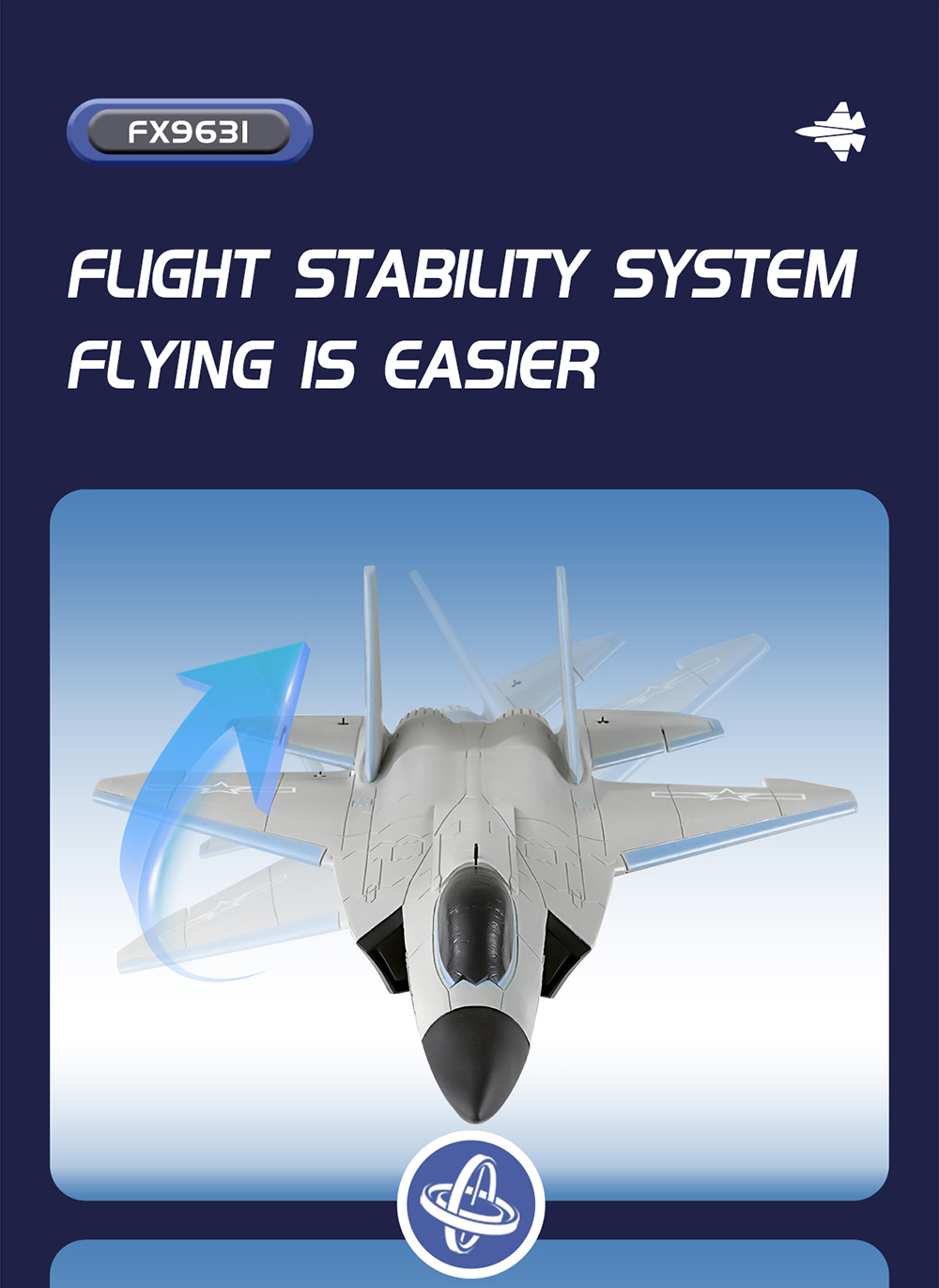 Flybear-FX9631-J-35-Kampfflugzeug-mit-einer-Spannweite-von-370-mm-24-GHz-4CH-eingebautem-Gyroskop-3D-2019590-14